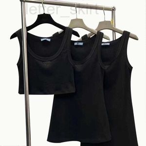 Débardeurs pour femmes Camis LuxuryWomen's Designer Débardeur Coton Mélange T-shirts Yoga Tricoté Fitness Sports Cultiver son caractère moral Mini Femme recadrée