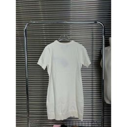 Tanks pour femmes Camis MM23 automne / hiver décontracté lettre minimaliste imprimé robe en tricot minceur