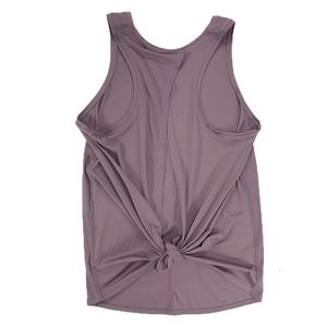 Dames tanktops Camis NWT losse top Activewear Naked-Feel Athletic Yoga Vest s Open rug Yoga tanktops Stretch Sexy blouse Sport Fitness Tanktops 230726