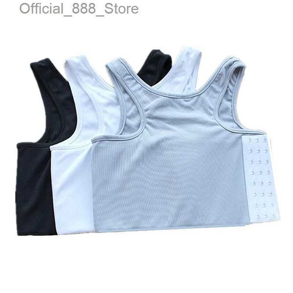 Tanks pour femmes Camis S-4xl Renforcez le bandage court Corset Top Femmes lesbien Cosplay Bustier Shaper poitrine Binder Transboy Vest de gilet Sous-vêtements D240427