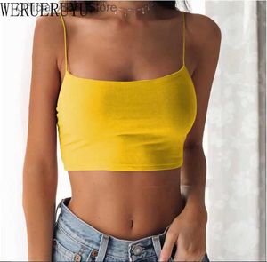 Tanques de femmes Camis Sexe Sweneless Vest Corset Crop Top Femmes Vêtements esthétiques Summer Y2K Streetwear Blanc Black W Red Top Top pour femmes D240427