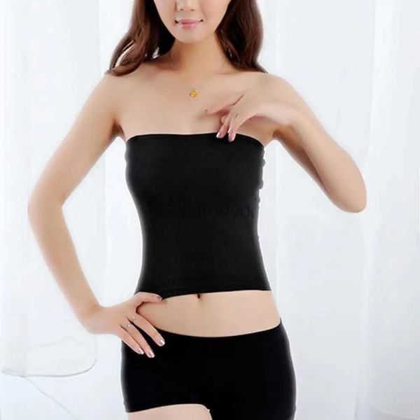 Débardeurs pour femmes Camis Femmes Boob Tube Top Solide À Rayures Courtes Bandeau Débardeur Sexy Sans Couture Bralette Femmes Sous-Vêtements D'été Filles Tube Top 24326