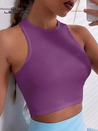 CHRLEISURE 14 Kleuren Y2k Crop Tops Vrouwen 2024 Verkocht Streep Zomer Corset Top Mouwloze Vrouw Kleding O-hals Vrouwelijke Tank