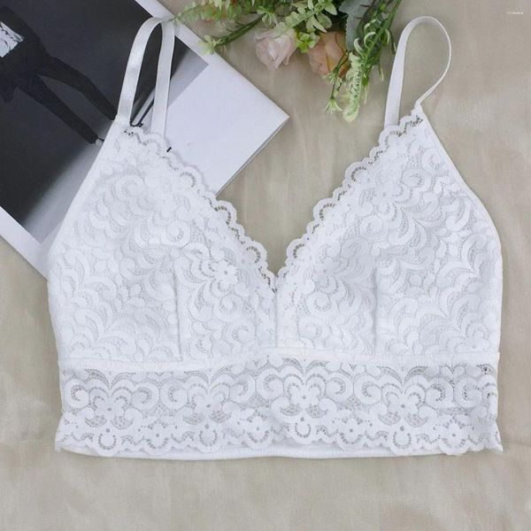 Tanks de mujer Fashion Summer Lace Fabrics Calidad 2024 Vestimenta de bordado Corsé para mujeres Top para elegante sujetador de lujo Forma de sujetador