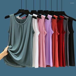 Vrouwen Tanks Fdfklak Zomer Stijl Zachte Modale Vrouwen Tank Top Binnen Sexy Mouwloos Hemd Lady M-XXL Plus Size Hemdje Vrouwelijke