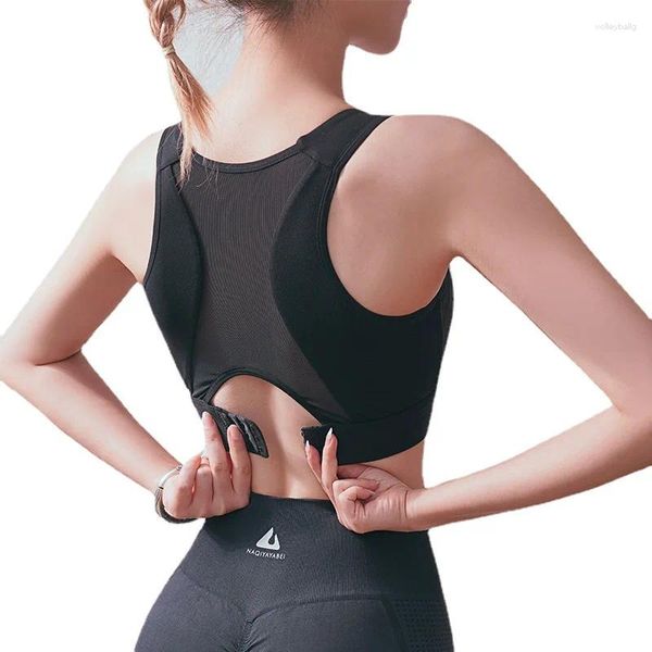 Tanques de mujer Push Up Sports Bra Mujeres Max Control Alto Soporte Activewear Beathable Yoga Curva Ropa interior Underwire Gym Fitness Tops L62