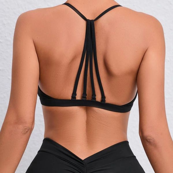 Soutien-gorge de sport dos nu Sexy pour femmes, haut tubulaire, vêtements de sport, Jogging, gilet actif, confort féminin, Yoga pour Fitness