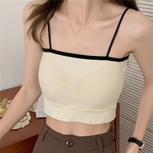 Damestanks Sexy Solid Camisole Tops Vest For Women White Black Summer Basic Top Slim Sling Mouwess Shirt Female Lady Tank