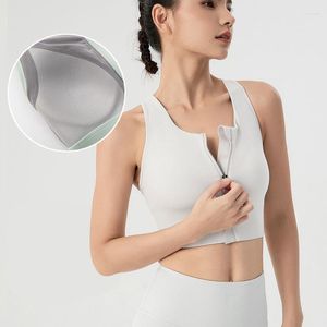 Tanks pour femmes Sports Bra Crop Top Fitness Fitness Femme Sports Sports Sports Femine Sport Sport Bras Gym femelle Sous-vêtements Femme Running Push Up Lingerie