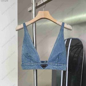 Damestanks Suspender Vest motorfiets beha veelzijdige achtergrond elastische band verstelbare prads sexy ondergoed mode met denim nylon lady tops maat s-l