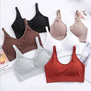 Débardeur style gilet pour femmes, sous-vêtements fins, Lingerie Sexy, soutien-gorge doux enveloppé sur la poitrine, Bralette sans couture pour filles