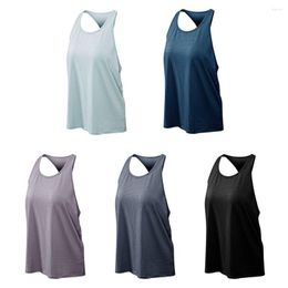 Regata feminina blusa esportiva folgada colete para ioga sexy corrida passo nylon gelo respirável roupas fitness