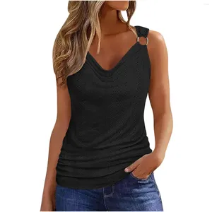 Tanques de femmes Chipes lâches décontractées Cold Souples sans manches mignonnes Camisole Tee Tank Clothing 2024 Top sexy