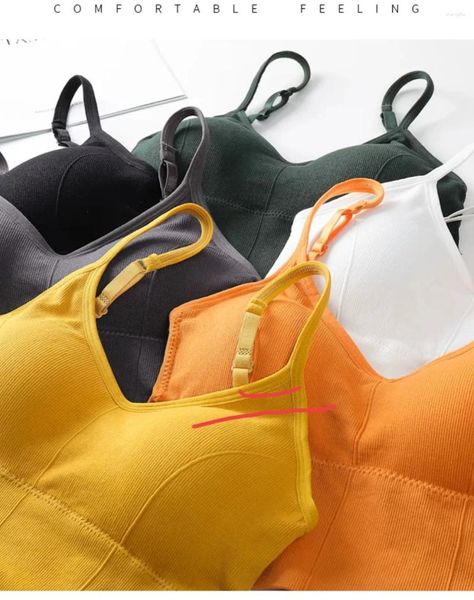 Tanks pour femmes Fitness Fitness Yoga Bras Race Back Sports Nylon Top Bra Sexy Breathable Unwear for Gym