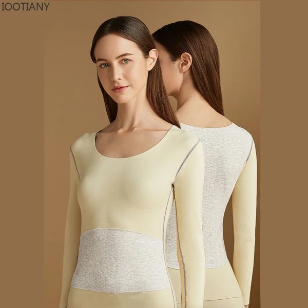 Sous-vêtements thermiques pour femmes IOOTIANY Couple hiver sous-vêtements chauds sans couture épais Double couche lingerie chaude femmes ensemble de vêtements thermiques femme 2 pièces 231130