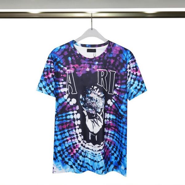 Tie Dye Tees pour femmes T-shirts pour hommes Designer pour hommes Chemises pour femmes T-shirt à la mode avec des lettres Casual Summer Short Sleeve Man Tee Woman Clothing