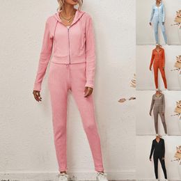Survêtement Femme vêtements de sport d'automne costume de sport Femme sweat et pantalon de survêtement Jogging Femme 2 pièces ensemble survêtement 2020