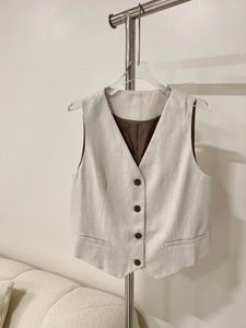 Tracksuits voor dames 2024 Modepak Silk Vest Shorts 2-delige set 0401