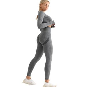 Trainingpakken voor vrouwen comfortabele naadloze leggings leggings yogabroek hoge taille sport gym slank panty's elastische buitentrans buikblokkeuze lift