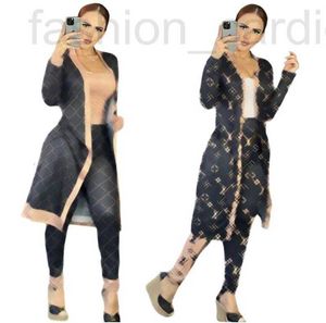 Survêtements pour femmes Designer NOUVELLES Marque de luxe Pantalon habillé décontracté 2 pièces Ensemble designer J2920 1P3F