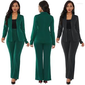 Trainingspakken voor vrouwen van hoge kwaliteit pak broek tweedelig plus size dames xl 2023 formele dames blazer zakelijke casual broek vrouwelijke kleding