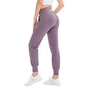 Survêtements pour femmes Lulemens Femmes Femmes Yoga Neuvième Pantalon Courir Fitness Joggers Doux Taille Haute Élastique Casual