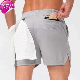 Survêtements pour femmes Hommes Yoga Shorts Hommes Camo Respirant Gyms Pantalon avec boucle de serviette Lâche Casual Running Lulus Court Citron Lululemens de haute qualité