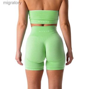 Saisiers de parcours pour femmes NVGTN Femmes Shorts sans couture Push Up Boots Training Shorts Fitness Gym Yoga Vêtements YQ240422