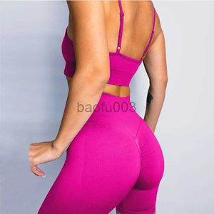 Survêtements pour femmes Shorts sans couture Set Femmes Fitness Suit pour les ensembles de sport Gym Wear Vêtements d'entraînement pour femme Sportswear Sport Outfit Ladies J230525