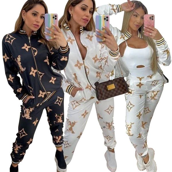 Survêtements pour femmes Winter Loungewear Femmes Ensembles de luxe Jogger Set Vêtements de créateurs