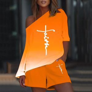 Survêtements pour femmes femmes printemps et été pull lâche cravate teint T-shirt haut pour femme 230508