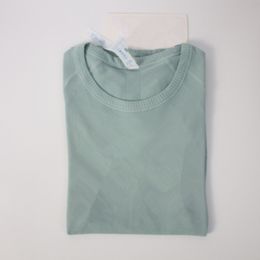 Tracksuits voor dames yoga t-shirts solide kleur naakt sportvorming taille strakke fitness losse jogging sportkleding