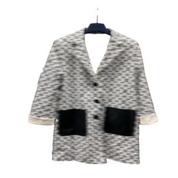 Gabardina para mujer, chaqueta de diseñador, chaqueta larga a juego para parejas, capa gruesa informal versátil de color sólido