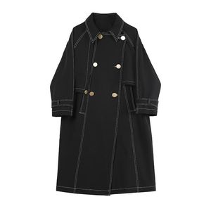 Women's Trench Coats 2021 Spring Autumn Style Elegant Casual Trendy Plus Size Long Coat Women Sobretudo Feminino Chamarras De Mujer