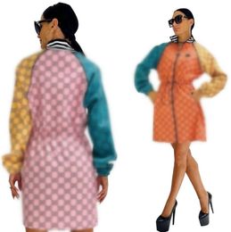 Femmes Trench Coats 2023 Automne Nouvelle Mode Lettre Nouvelles Femmes Long Coupe-Vent Designer GGity Marque Femmes Veste Top