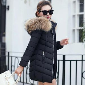 Trench-coat en coton rembourré pour femme, veste décontractée, longue, à capuche, fermeture éclair, chaud, rouge, vert, 4XL, automne et hiver
