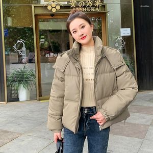 Trench Coats Femme Automne Winte Couleur continue Couleur à manches longues Chic Button pour femmes Zipper Loose Tous Match Coton Coton