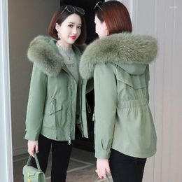 Trenchs de femmes Manteaux Automne Hiver Chaud Mince Haute Qualité Veste À Manches Longues Parkas Minceur Femmes Coton Rembourré Tops Mère Manteau T211