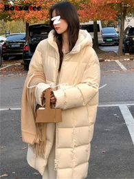 Trench da donna Botvotee Parka invernale per donna 2024 Moda coreana Allentato Casual manica lunga da donna Addensare caldo giacca solida