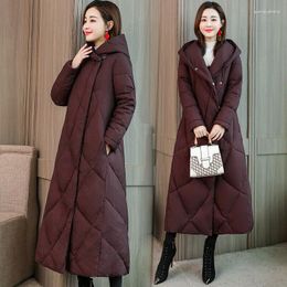 Trench-coat décontracté à capuche pour femme, doudoune épaisse et chaude à simple boutonnage, manteau ajusté pour l'extérieur, WB-004