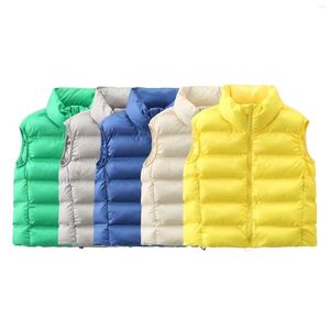 Trenchs de Femmes Chaquetas Invierno 2023 Mujer Parkas Gilet Vestes Manteau Gilet Noir Sans Manches Hauts Courts Jassen Casaco de Inverno