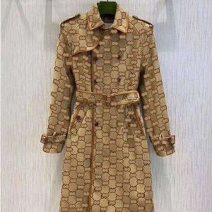 Dames trenchcoats Klassiek tweekleurig designerkleding Blazer met volledige letters Lente nieuw uitgebrachte tops