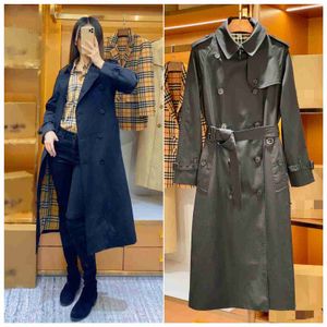Trench Coats Designer Waterloo Edition Classic Slim Fit Edition Femmes Femmes Double Breasted Breaker Mabe 4xhf