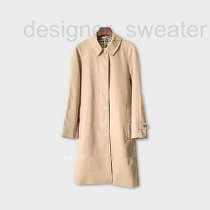 Dames Trench Coats Designer waterdichte Wind Breakher Coat met lange mouwen 50O11