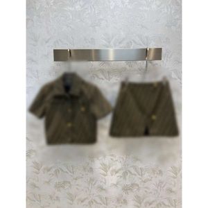 Trench Coats Trench Coats Double F Paper Small Abled Medusa Gold Button Shirt Jacket