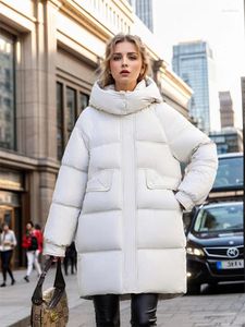 Trenchs de femmes Manteaux de coton Manteau Femmes 2024 Mode d'hiver Lâche Épais Vêtements de chaleur