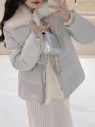 Trenchs de femmes manteaux élégants parkas pour femmes automne hiver 2023 mode coréenne vintage épaissir vestes chaudes dames streetwear doux mince