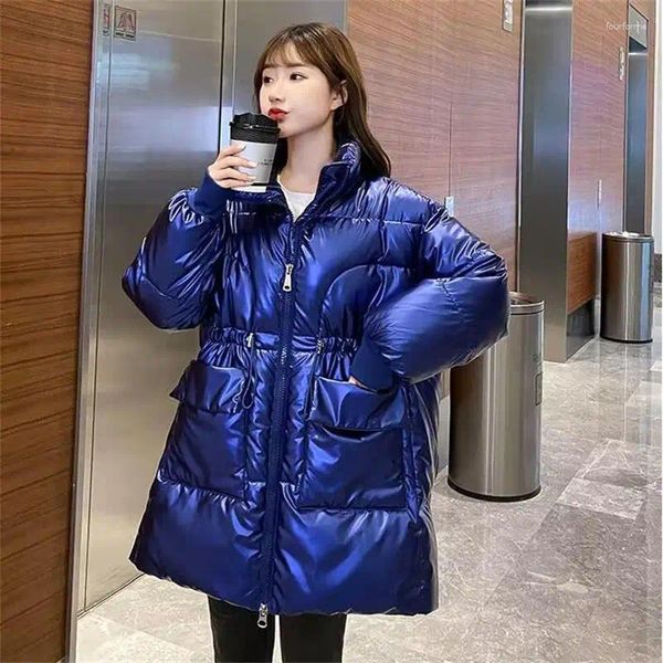 Trenchs de femmes manteaux de mode Parkas veste d'hiver imperméable femmes 2023 capuche chaude vers le bas femme manteau ample