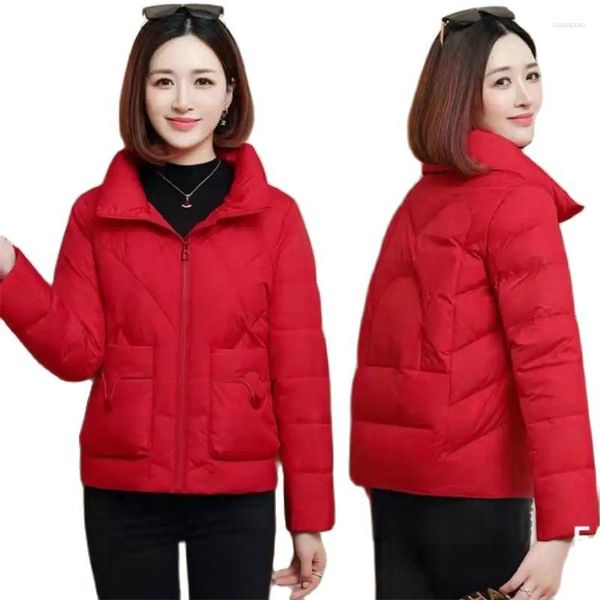 Trench-coat pour femme, veste courte en coton, vêtements à la mode, automne-hiver, manteau chaud enneigé, Parka féminine, 2023