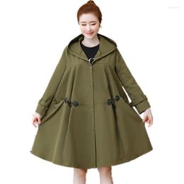 Damesgeuljassen modieuze vrouwelijke kleding kraamjacht vrouwen oversized grote size windjack herfstkleding hooded 1468